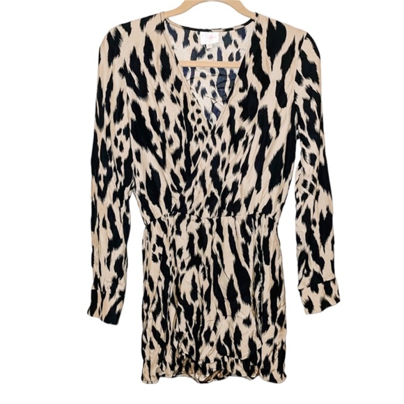 Parker Leopard Print Silk Dress - Picture 1 of 7